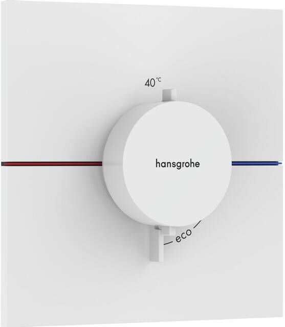 Hansgrohe ShowerSelect Comfort E thermostaat inbouw mat wit