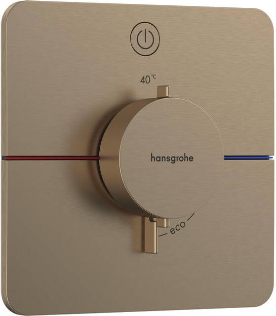 Hansgrohe ShowerSelect Comfort Q thermostaat inbouw voor 1 functie Brushed Bronze