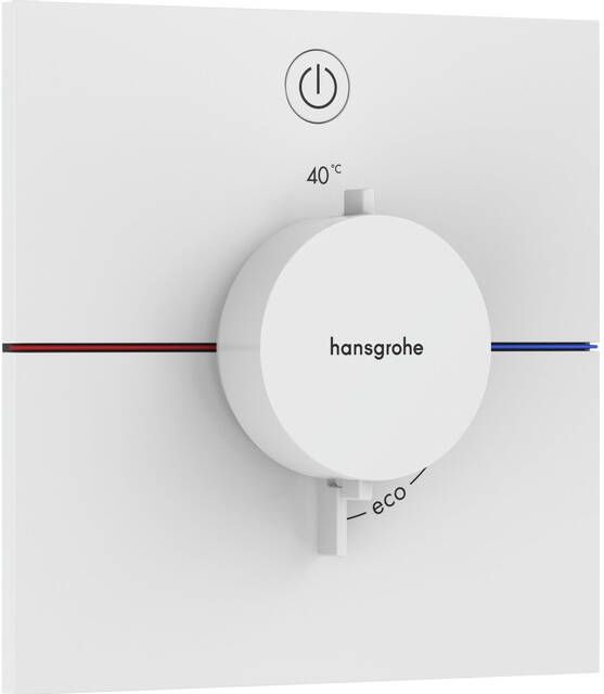 Hansgrohe ShowerSelect Comfort E thermostaat inbouw voor 1 functie mat wit