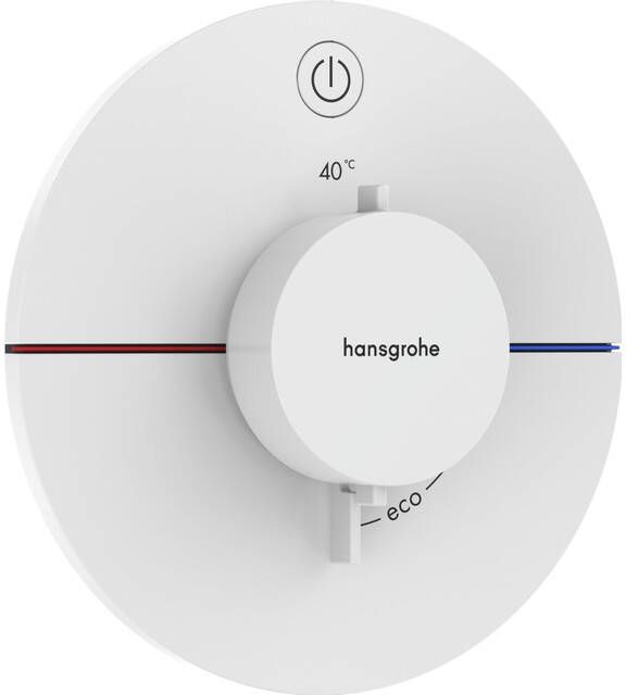 Hansgrohe Showerselect thermostaat inbouw voor 1 functie matwit 15553700