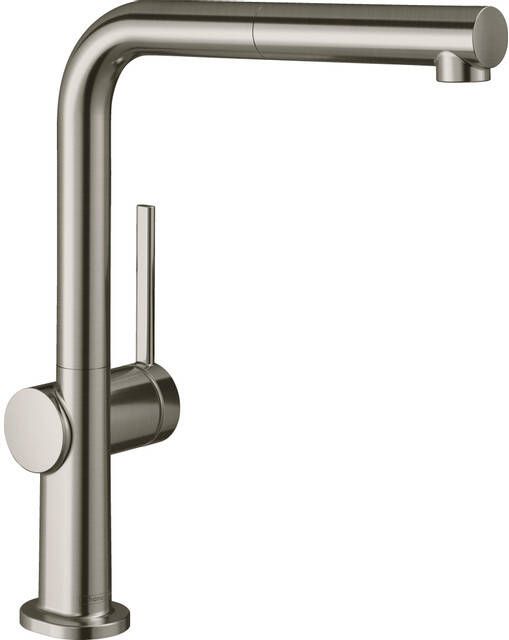 Hansgrohe Talis M54 ééngreeps keukenmengkraan met draaibare en uittrekbare uitloop 29 6 cm rvs