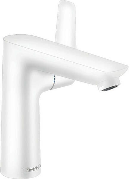 Hansgrohe Talis E ééngreeps wastafelmengkraan comfortzone 150 met trekwaste 15 6 cm mat wit