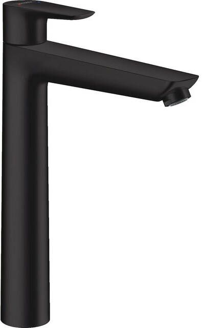 Hansgrohe Talis E wastafelkraan verhoogd 240 met waste mat zwart 71716670