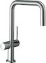 Hansgrohe Talis M54 ééngreeps keukenmengkraan U 220 met stopkraan voor vaatwasser chroom - Thumbnail 1