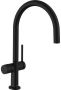 Hansgrohe Talis M54 ééngreeps keukenmengkraan met stopkraan voor vaatwasser 39 cm mat zwart - Thumbnail 1