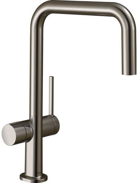 Hansgrohe Talis M54 ééngreeps keukenmengkraan U 220 met stopkraan voor vaatwasser rvs look