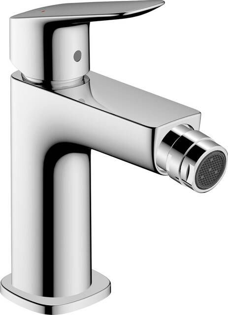 Hansgrohe Logis Fine ééngreeps bidetmengkraan 110 met PopUp trekwaste chroom