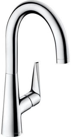 Hansgrohe Talis S keukenkraan 220 met hoge draaibare uitloop instelbaar 110° 150° of 360° chroom 72814000