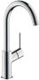 Hansgrohe Talis S2 wastafelkraan met hoge draaibare uitloop en waste chroom 32084000 - Thumbnail 1