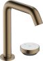 Hansgrohe Tecturis S Wastafelmengkraan coolstart -13.9cm uitloop geborsteld brons 73353140 - Thumbnail 1