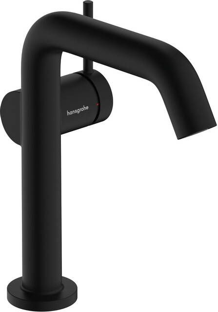 Hansgrohe Tecturis S Wastafelmengkraan push to open waste 13.9cm uitloop zwart mat 73340670