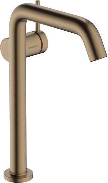 Hansgrohe Tecturis S Wastafelmengkraan voor waskommen push to open waste 16.7cm uitloop geborsteld brons 73370140