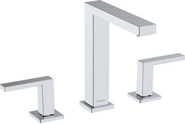 Hansgrohe Tecturis Wastafelkraan mengkraan 15.8cm uitloop 3-gats chroom 73030000