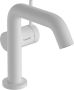 Hansgrohe Tecturis Wastafelmengkraan push to open waste 13cm uitloop met afvoerplug mat wit 73320700 - Thumbnail 1