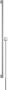 Hansgrohe Unica glijstang E Puro 90 cm met easy slide schuifstuk en Isiflex doucheslang 160 cm chroom - Thumbnail 1