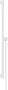 Hansgrohe Unica glijstang E Puro 90 cm met easy slide schuifstuk en Isiflex doucheslang 160 cm mat wit - Thumbnail 1