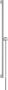 Hansgrohe Unica glijstang S Puro 90 cm met easy slide schuifstuk en Isiflex doucheslang 160 cm chroom - Thumbnail 1