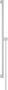 Hansgrohe Unica glijstang S Puro 90 cm met easy slide schuifstuk en Isiflex doucheslang 160 cm mat wit - Thumbnail 1
