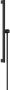 Hansgrohe Unica glijstang E Puro 65 cm met easy slide schuifstuk en Isiflex doucheslang 160 cm mat zwart - Thumbnail 1