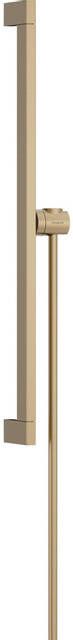 Hansgrohe Unica glijstang E Puro 65 cm met easy slide schuifstuk en Isiflex doucheslang 160 cm Brushed Bronze - Foto 1