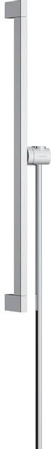 Hansgrohe Unica glijstang E Puro 65 cm met easy slide schuifstuk en Isiflex doucheslang 160 cm chroom - Foto 1