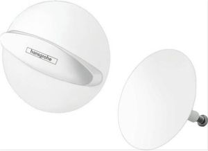 Hansgrohe Universeel Flexaplus afbouwdeel v. badafvoer- en overloopcombinatie mat wit 58185700