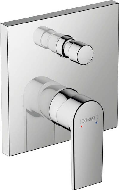 Hansgrohe Vernis Shape ééngreeps badmengkraan inbouw met geïntegreerde zekerheidscombinatie EN1717 chroom