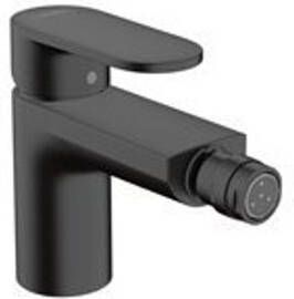 Hansgrohe Vernis Blend ééngreeps bidetkraan met PopUp trekwaste (metaal) mat zwart