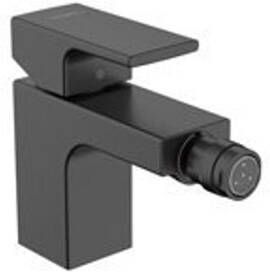 Hansgrohe Vernis Shape 1-gats bidetkraan m. waste m. voorsprong 12.4cm mat zwart 71219670