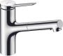 Hansgrohe Zesis M33 ééngreeps keukenkraan 150 met metalen uittrekbare vuistdouche 2jet sBox chroom - Thumbnail 1