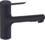 Hansgrohe Zesis M33 ééngreeps keukenkraan 150 met metalen uittrekbare vuistdouche 2jet sBox mat zwart - Thumbnail 1