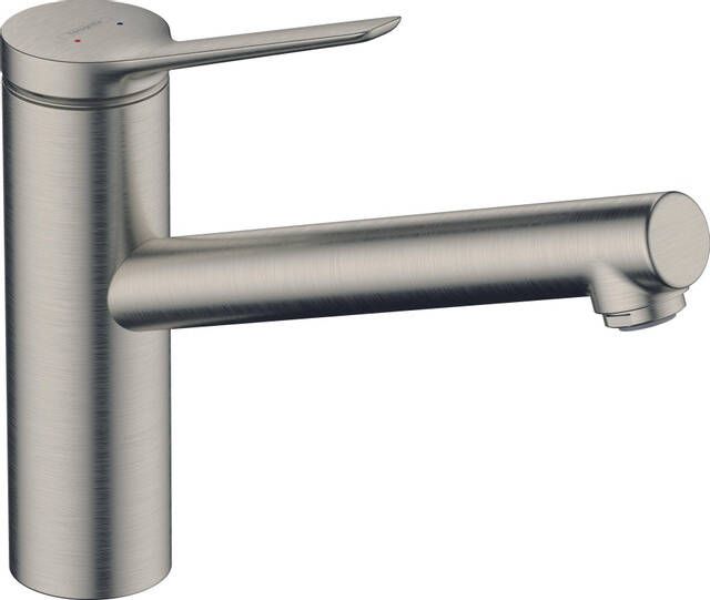 Hansgrohe Zesis M33 ééngreeps keukenmengkraan 150 LowPressure 1jet rvs look