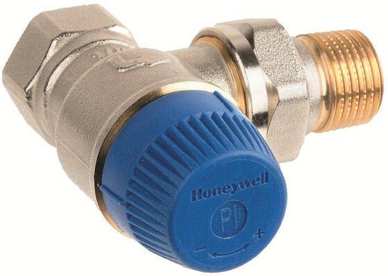 Honeywell Ultraline Kombi-TRV thermostatische radiatorafsluiter drukonafhankelijk DN15 horizontaal recht 1 2"