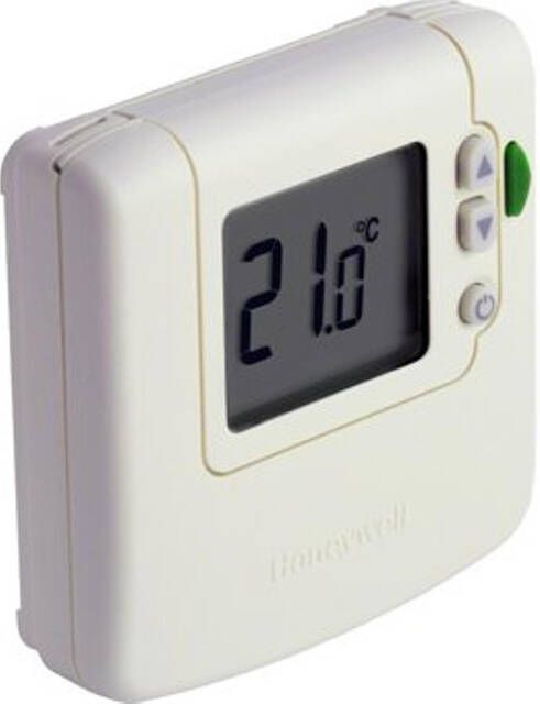 Honeywell kamerthermostaat aan uit met batterij en toetsbediening wit