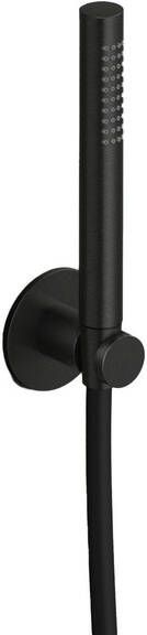 Hotbath Ace Handdoucheset staafhanddouche wandsteun 150cm doucheslang zwart geborsteld PVD AC443MBP
