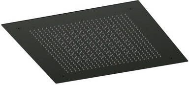Hotbath Ace Hoofddouche inbouw vierkant 38x38cm PVD zwart geborsteld PVD AC148MBP