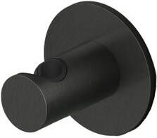 Hotbath Ace Wandsteun voor handdouche zwart geborsteld PVD AC514MBP