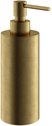 Hotbath Archie ARA10 zeepdispenser vrijstaand RVS 316 Geborsteld Messing PVD