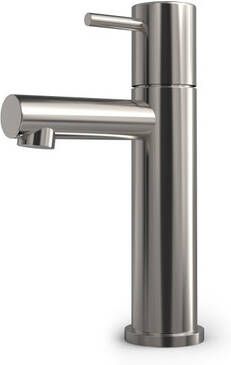 Hotbath Buddy Fonteinkraan L uitloop 8.5cm opbouw geborsteld nikkel E001GN