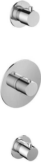 Hotbath Buddy inbouwthermostaat 2 stopkranen Chroom CB007EXTCR