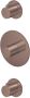 Hotbath Cobber CB007EXT afbouwdeel voor inbouw thermostaat met 2 stopkranen geborsteld koper PVD - Thumbnail 2