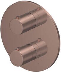 Hotbath Buddy Inbouwthermostaat 2 weg-stop-omstel Geborsteld Koper PVD CB009EXTBCP
