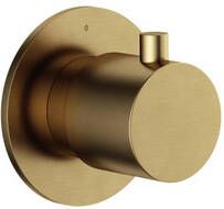 Hotbath Cobber CB7068EXT afbouwdeel inbouw stopkraan geborsteld messing