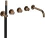 Hotbath Badthermostaat Cobber Inbouw Met Uitloop 2 Stopkranen Verouderd Messing (excl. inbouwdeel) Living Colours - Thumbnail 2