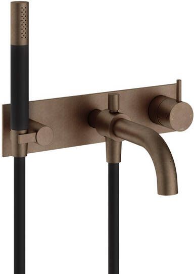 Hotbath COBBER Afbouwdeel Inbouw douche badmengkraan. Verouderd messing CB126EXTAB