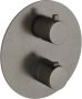Hotbath OUTLET Cobber CB009EXT afbouwdeel voor inbouw thermostaat met 2 weg omstel verouderd ijzer - Thumbnail 2