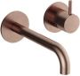 Hotbath Cobber Afbouwdeel voor wastafelkraan 18cm uitloop Geborsteld Koper PVD CB105EXT18BCP - Thumbnail 2