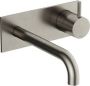 Hotbath Inbouw Wastafelkraan Met Achterplaat Cobber 18 cm Gebogen Uitloop 1-Hendel Geborsteld Nikkel - Thumbnail 2