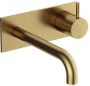 Hotbath Cobber Afbouwdeel voor wastafelkraan 18cm uitloop Living colours Geborsteld Messing CB106EXT18BB - Thumbnail 2