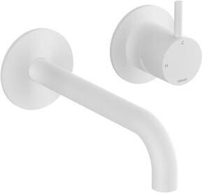 Hotbath Cobber Afbouwdeel voor wastafelkraan 18cm uitloop Mat Wit CB105EXT18WH - Foto 2